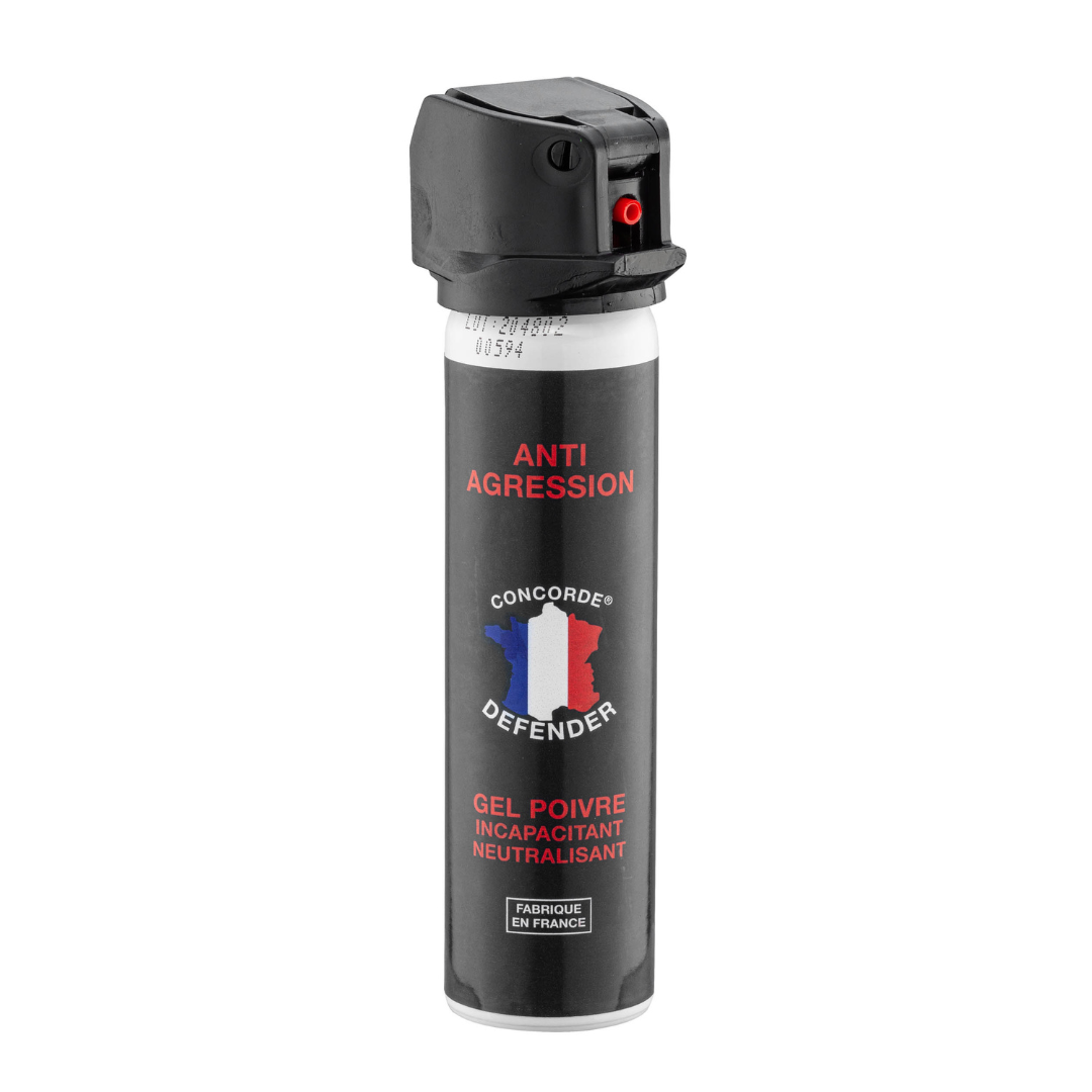 Aérosol Gel Poivre anti-agression - 75 ml - Concorde-T.A DEFENSE