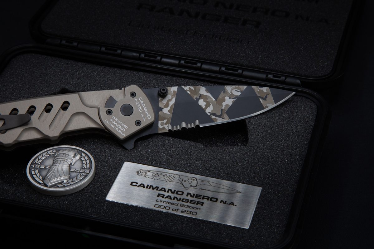 Couteau Caimano Nero N.A. Ranger Edition Limité - Extrema Ratio-T.A DEFENSE