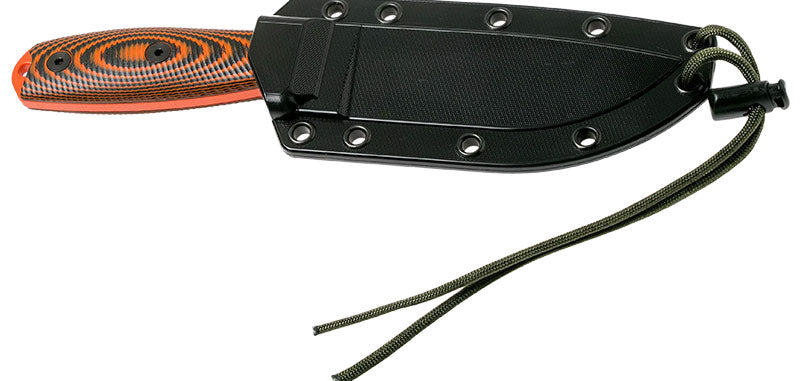 Couteau à lame fixe ESEE-4 Vert ou Orange - ESEE-T.A DEFENSE