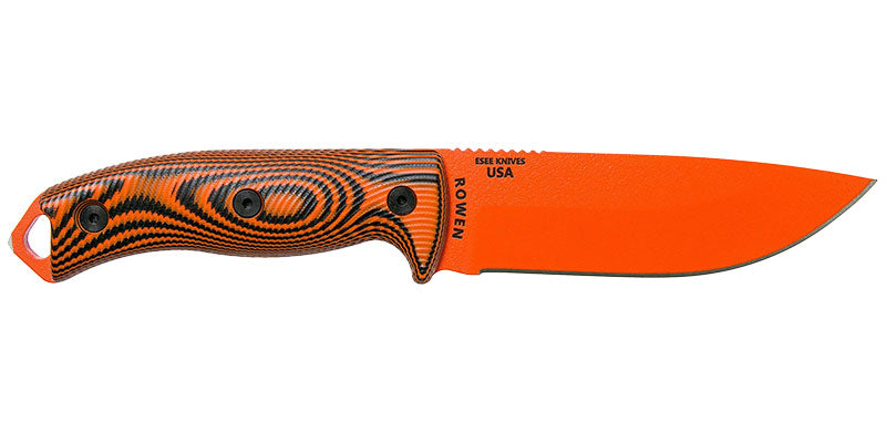 Couteau à lame fixe ESEE-5 Vert ou Orange - ESEE-T.A DEFENSE