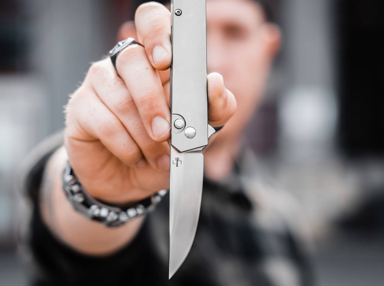 Couteau automatique Kwaiken Titane - Boker Plus-T.A DEFENSE
