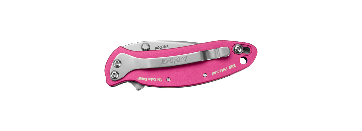 Couteau de poche Chive blanc ou rose - Kershaw-T.A DEFENSE