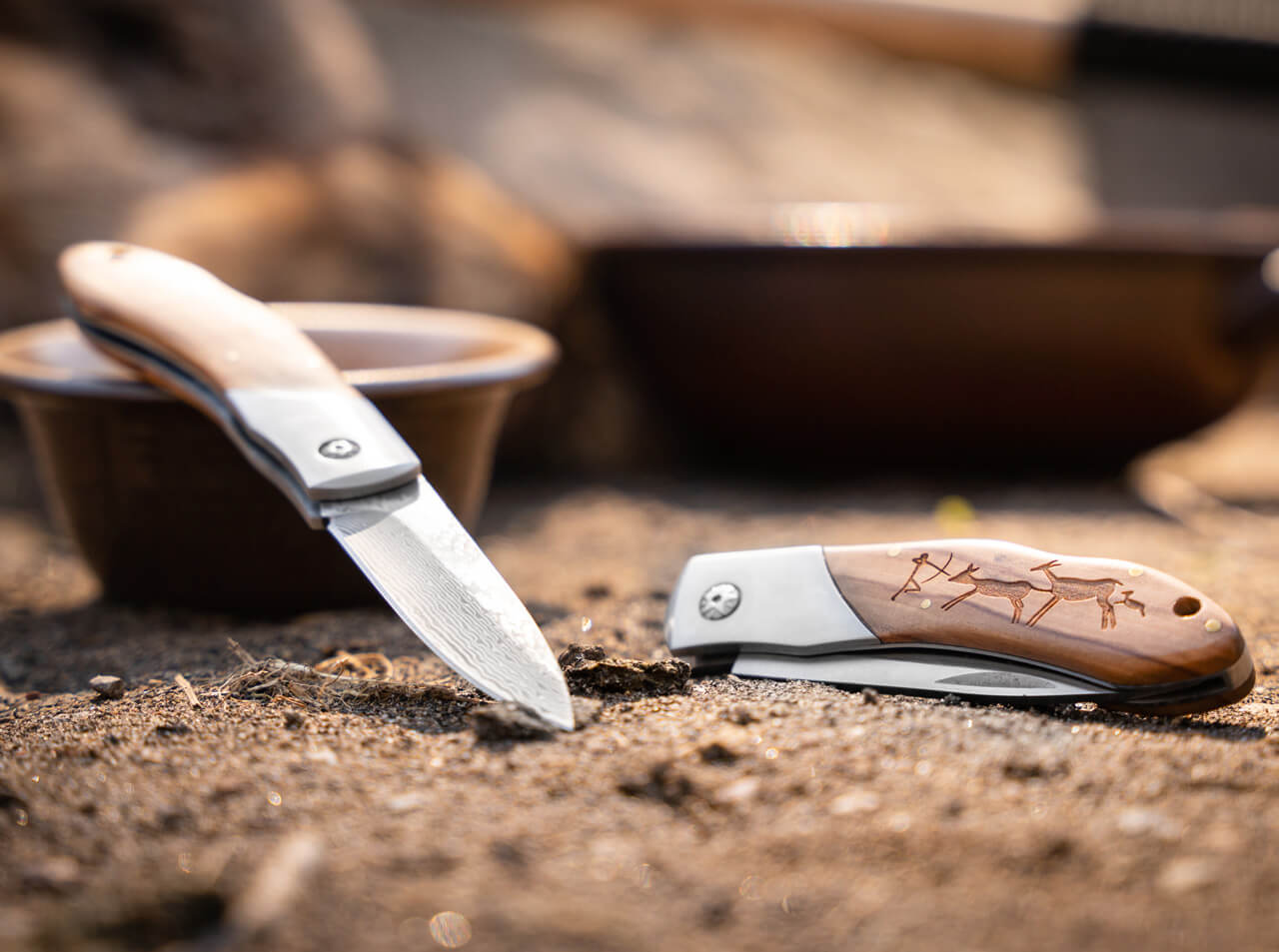 Couteau pliant Caveman Damas - Boker-T.A DEFENSE