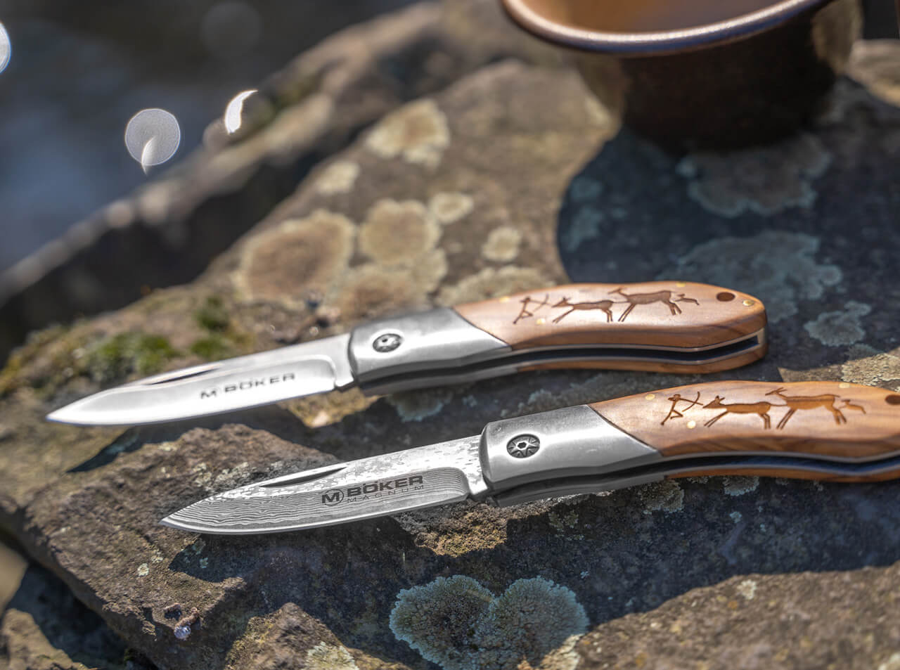 Couteau pliant Caveman Damas - Boker-T.A DEFENSE