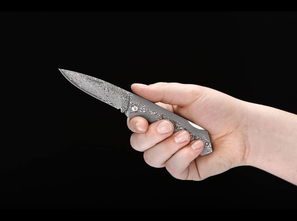 Couteau pliant Damas Dominator - Boker-T.A DEFENSE