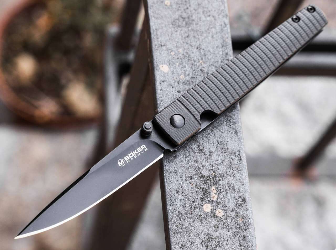 Couteau pliant Stereo - Böker-T.A DEFENSE
