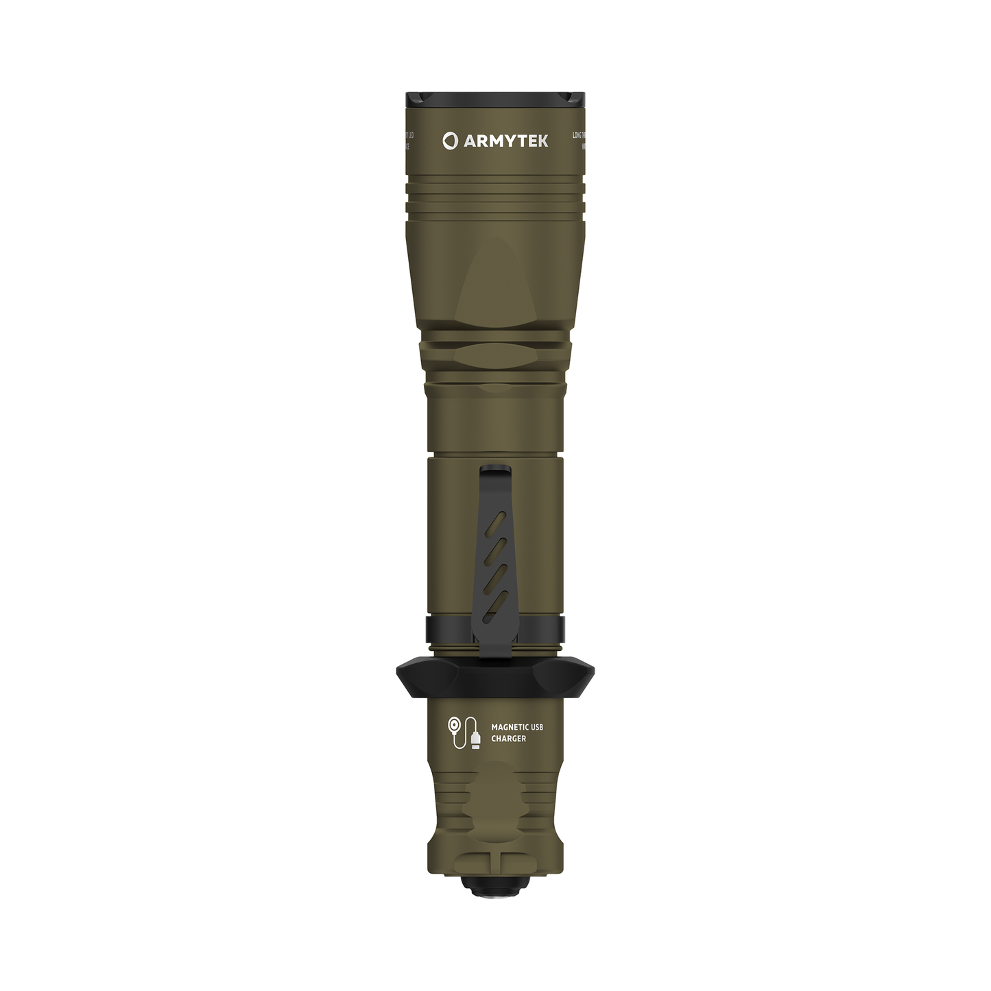 Lampe tactique Dobermann Pro Magnet USB Olive/Sand - Armytek-T.A DEFENSE