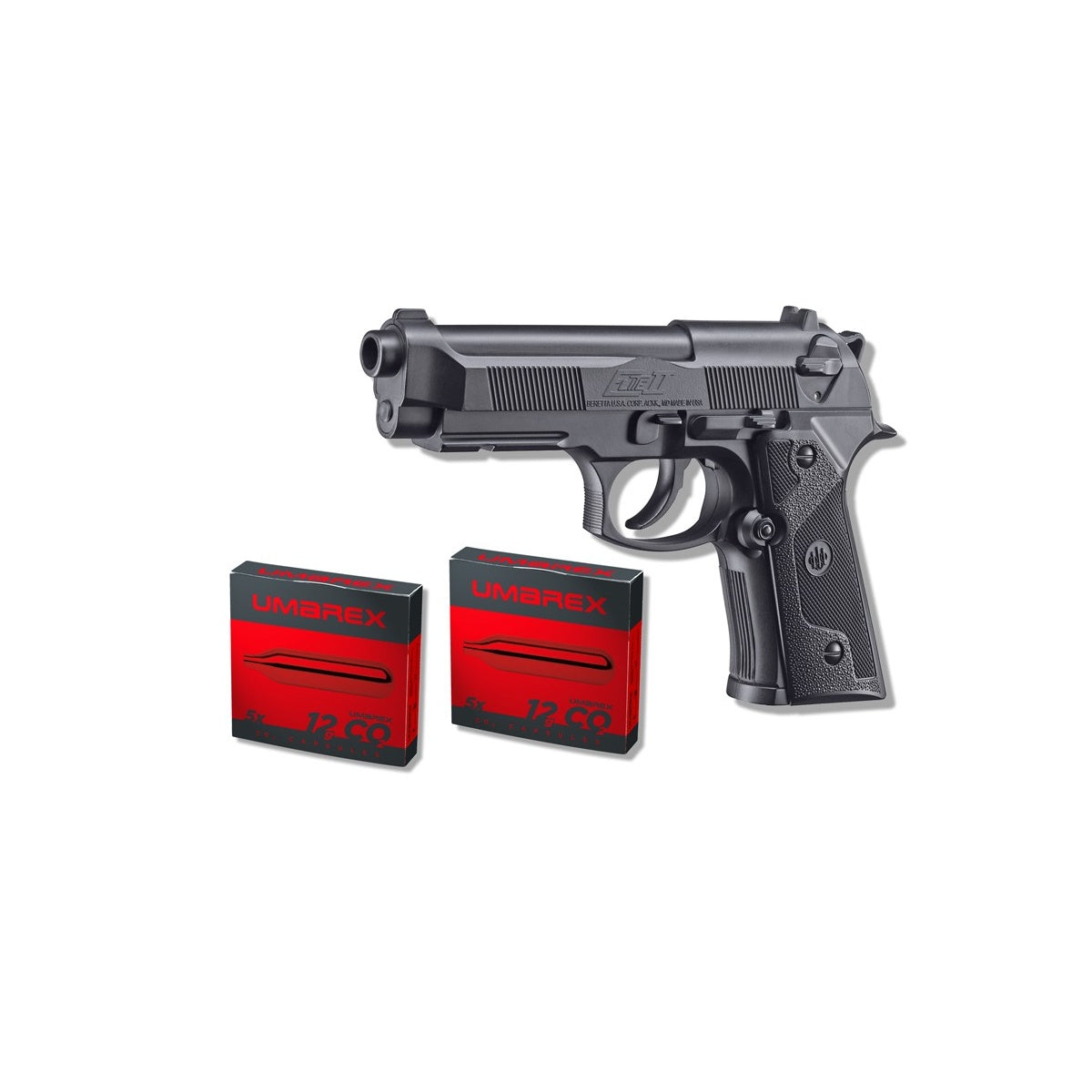 Pack Pistolet CO2 Elite II Cal 4.5mm - Berretta-T.A DEFENSE