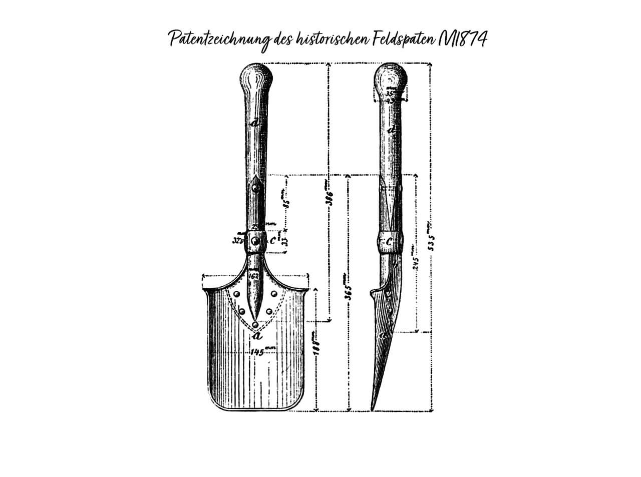 Pelle Shovel M1874 - Boker-T.A DEFENSE