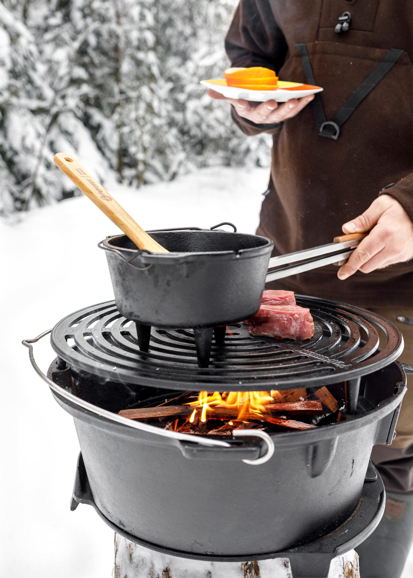 Barbecue Grill en fonte TG3 - Petromax-T.A DEFENSE