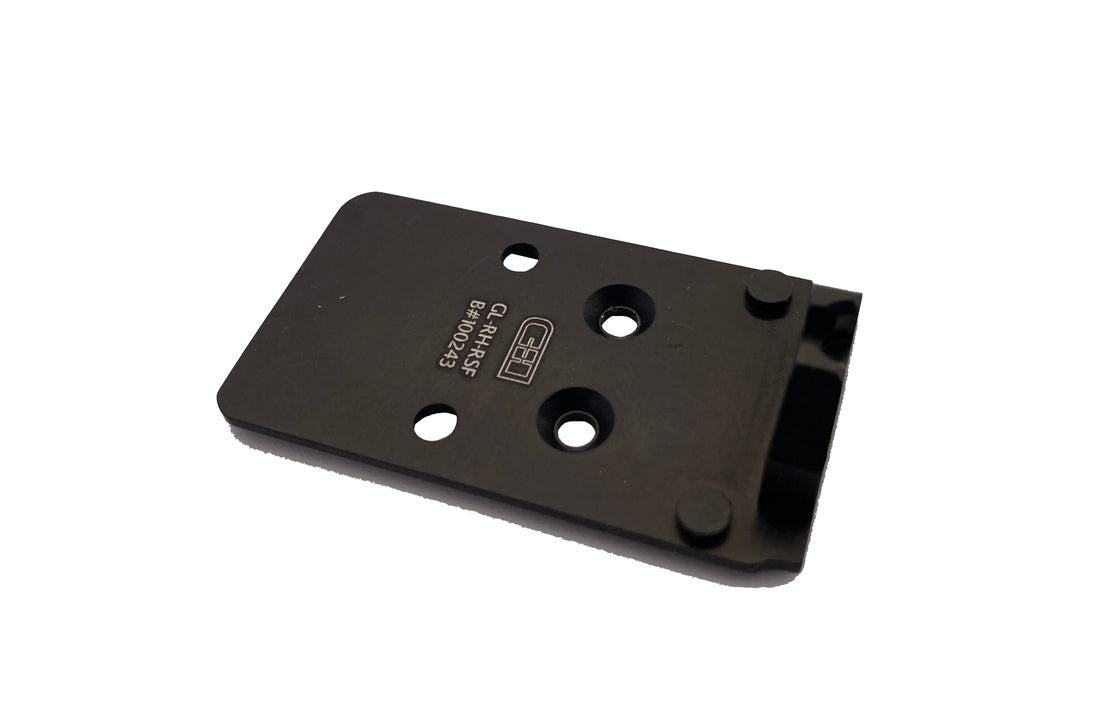Plaquette adaptatrice Glock MOS RSF hausse intégrée pour Trijicon RMR / Holosun 407C / 507C / 508T - CH Precision-T.A DEFENSE