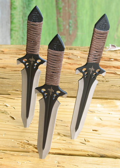 Set de 3 couteaux de lancer Hawk Kit Rae - United Cutlery-T.A DEFENSE