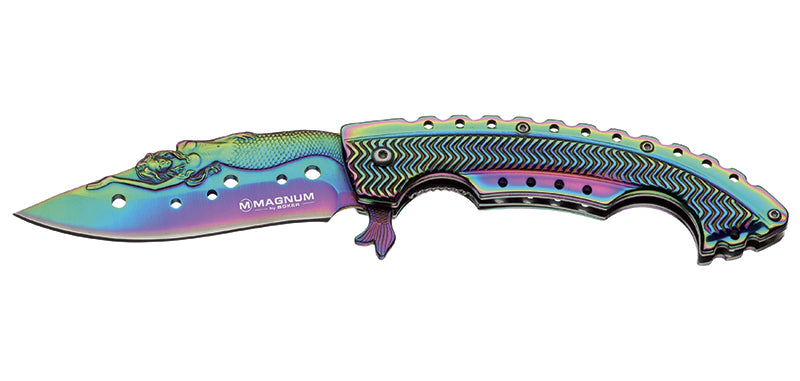 Couteau pliant Rainbow Mermaid - Boker magnum-T.A DEFENSE