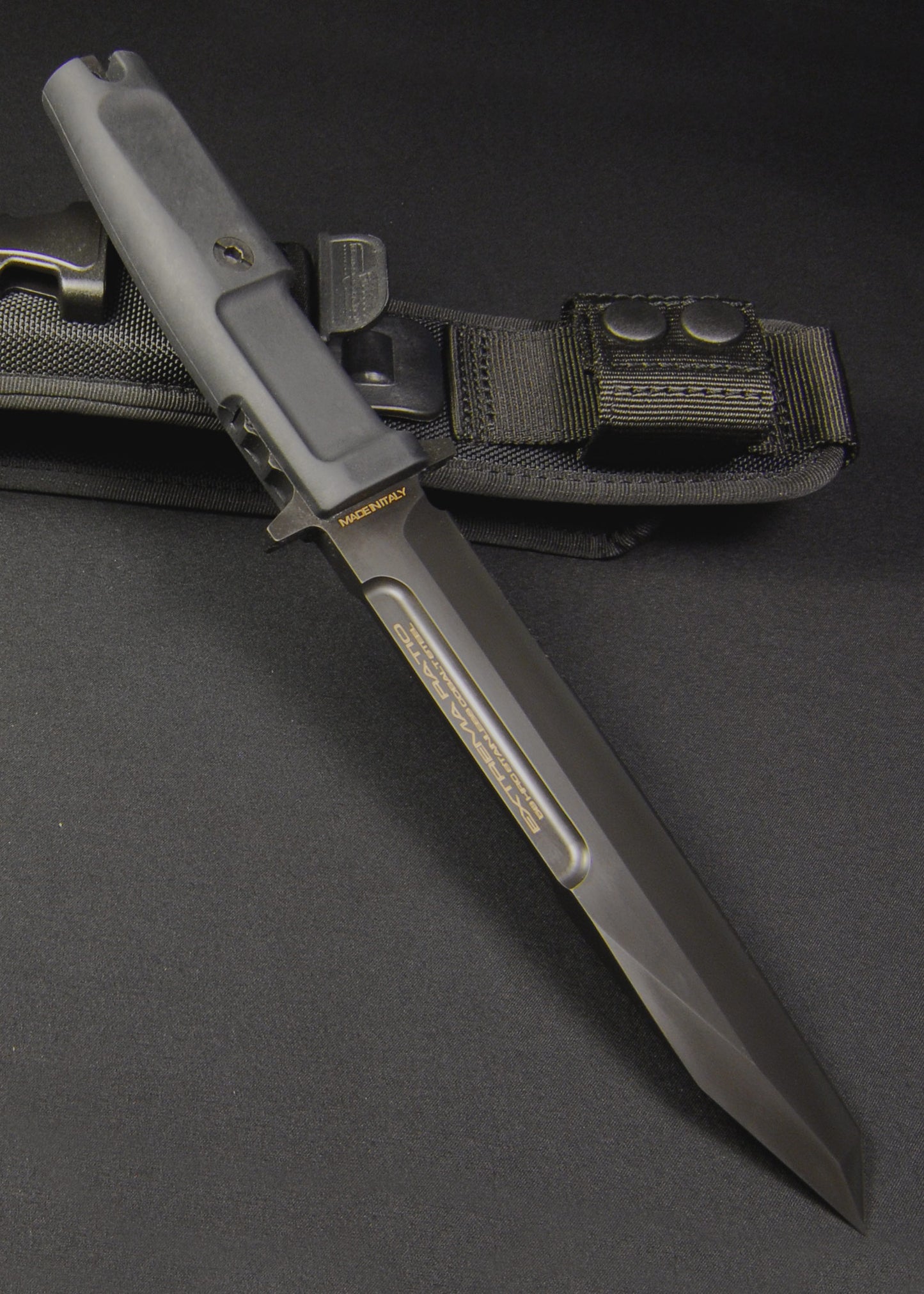 Couteau fixe Fulcrum noir - Extrema Ratio-T.A DEFENSE