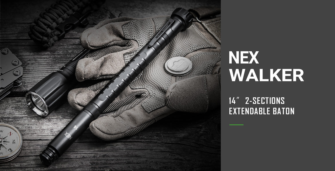 Bâton de défense télescopique N14 - Nextorch-T.A DEFENSE