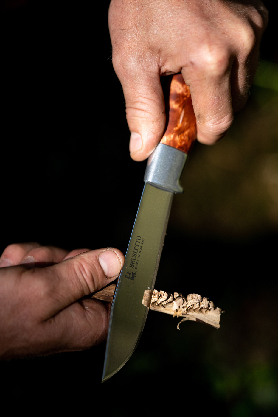 Couteau a lame fixe Hunter - Brusletto-T.A DEFENSE