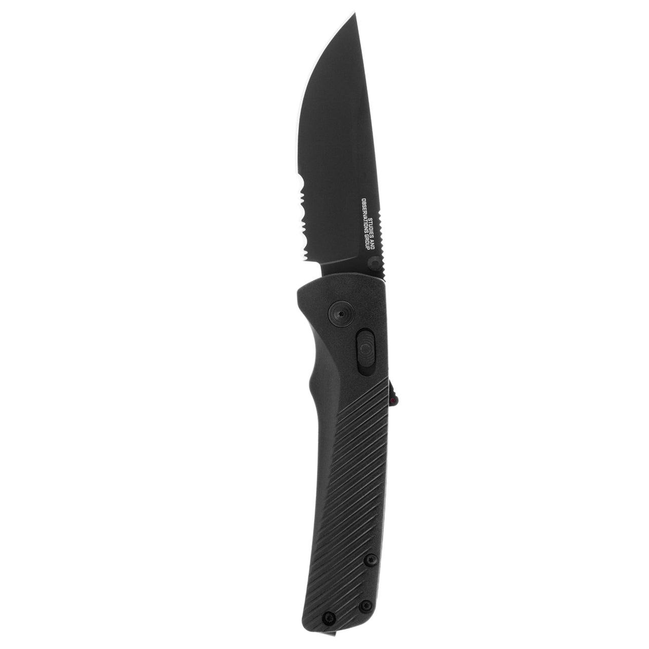 Couteau pliant dentelé Flash AT Blackout - SOG-T.A DEFENSE