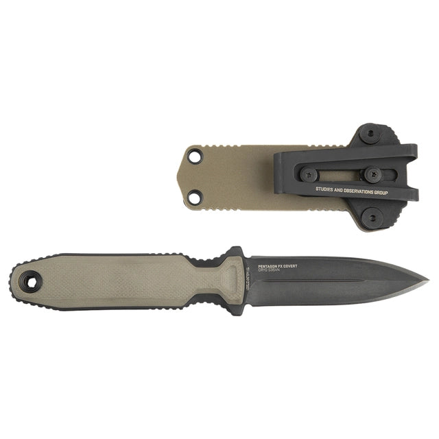 Couteau fixe Pentagon FX Covert - SOG-T.A DEFENSE