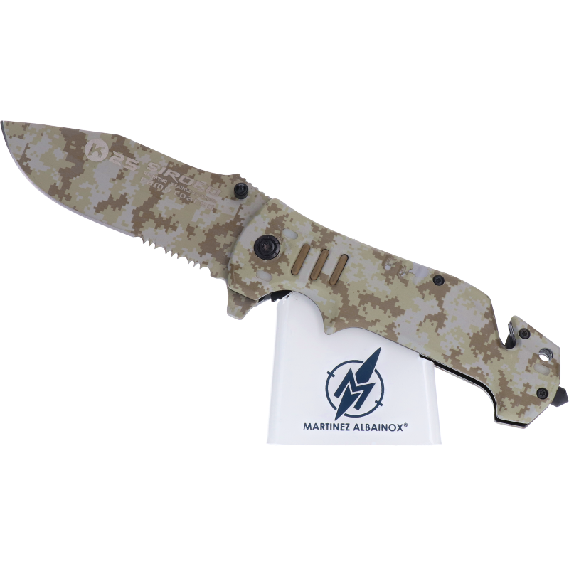 Couteau tactique camouflage AT digital pliant 19760 - K25-T.A DEFENSE