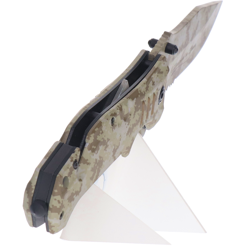 Couteau tactique camouflage AT digital pliant 19760 - K25-T.A DEFENSE