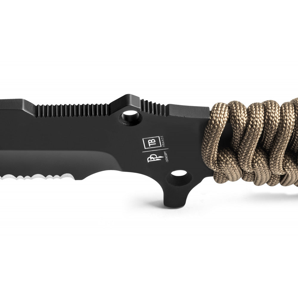 Couteau avec paracorde Maraudeur® - TB Outdoor-T.A DEFENSE