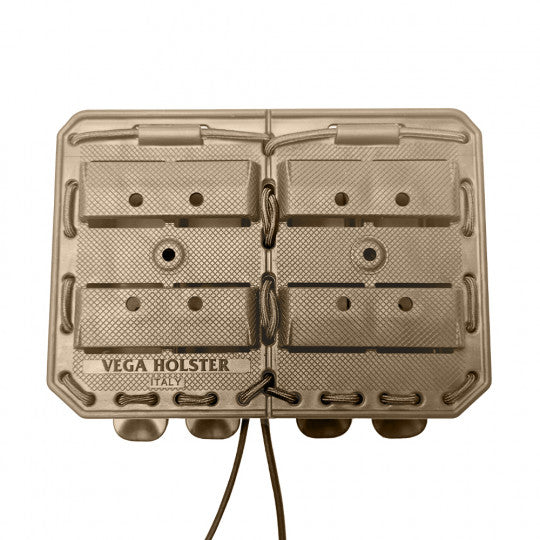 Porte-chargeur double Bungy 8BL tan pour M4/AR15 - Vega-T.A DEFENSE