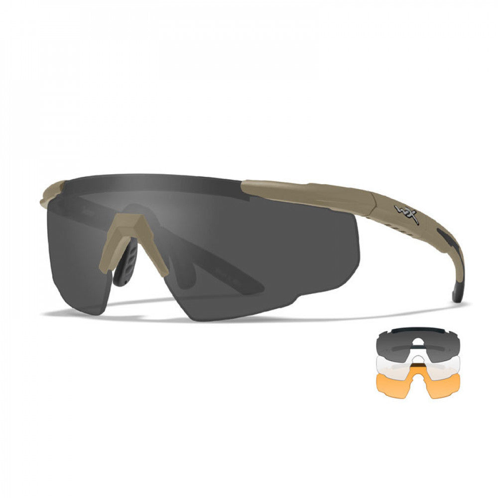 Lunettes de protection balistiques Saber Adv. - Wiley X-T.A DEFENSE