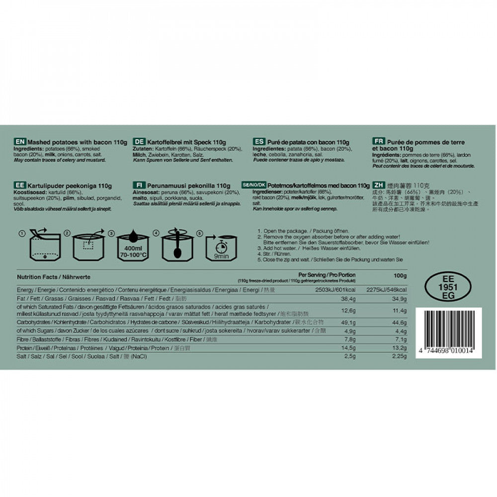 Ration de survie Pack Golf - 3 repas complets pour une journée-T.A DEFENSE