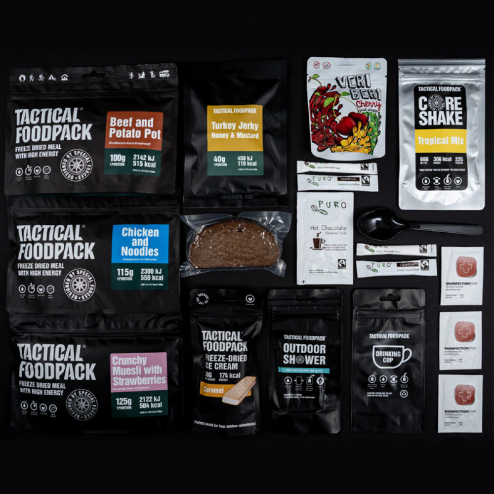 Ration de survie Pack India 3 repas complets pour une journée-T.A DEFENSE