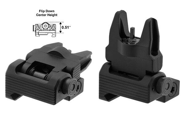 Guidon Flip Up AR15 / AR10 - UTG-T.A DEFENSE