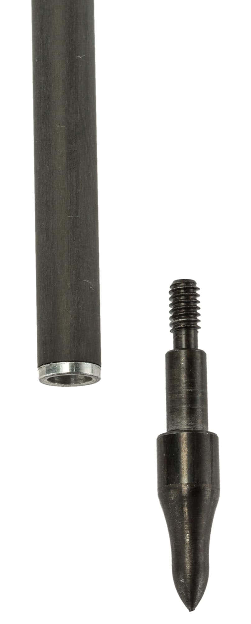 Fleche en carbone avec plumes pour arc Spin 340-T.A DEFENSE