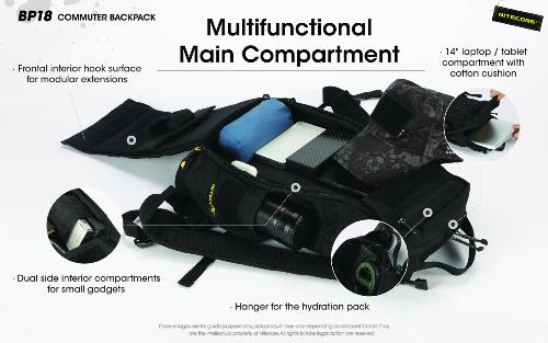 Sac à dos BP18 - Nitecore-T.A DEFENSE