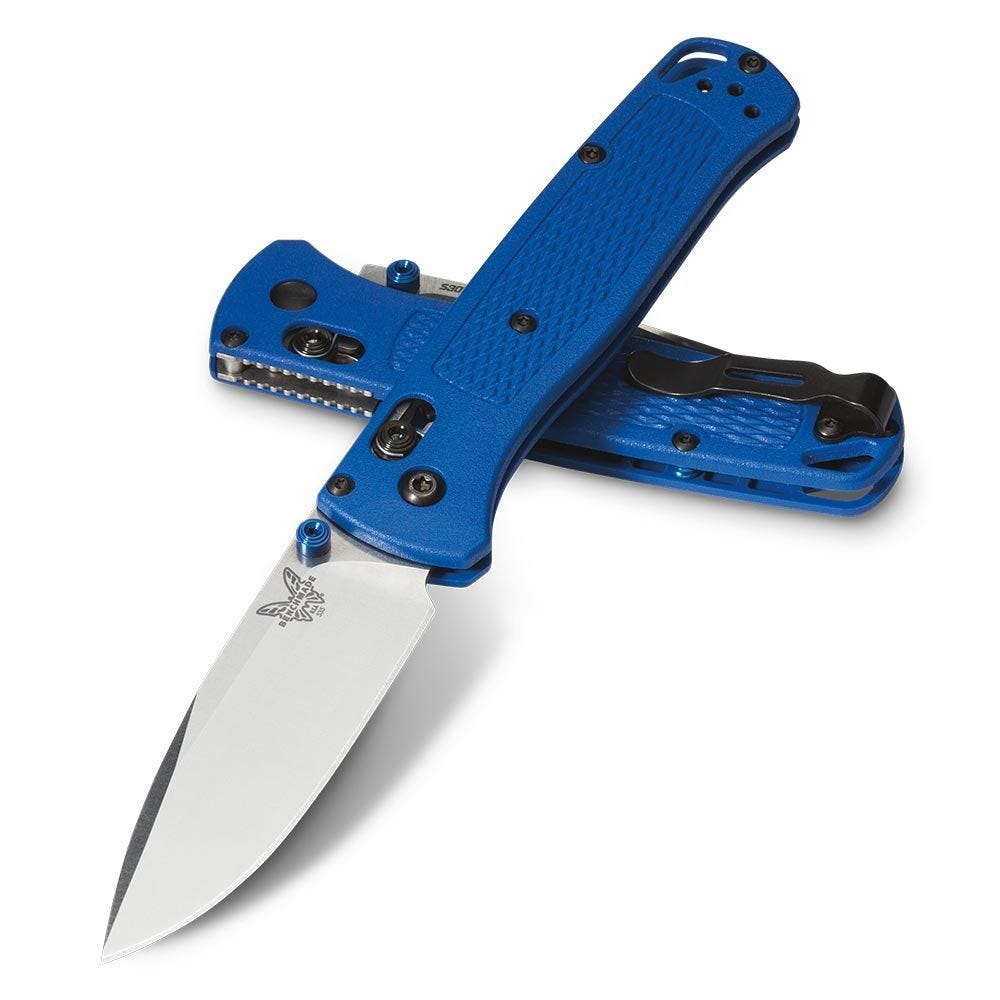 Couteau pliant Bugout Bleu - Benchmade-T.A DEFENSE