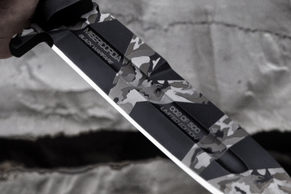 Couteau Misericordia Edition limité Black Warfare - Extrema Ratio-T.A DEFENSE