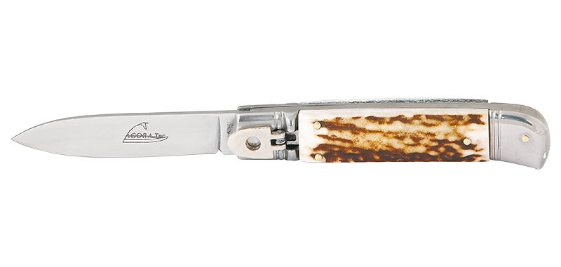 Couteau automatique Auto Folder Bois de cerf - Consorzio-T.A DEFENSE