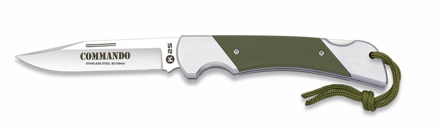 Couteau pliant tactique Commando - K25-T.A DEFENSE