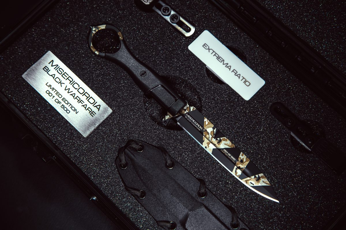 Couteau Misericordia Edition limité Black Warfare - Extrema Ratio-T.A DEFENSE