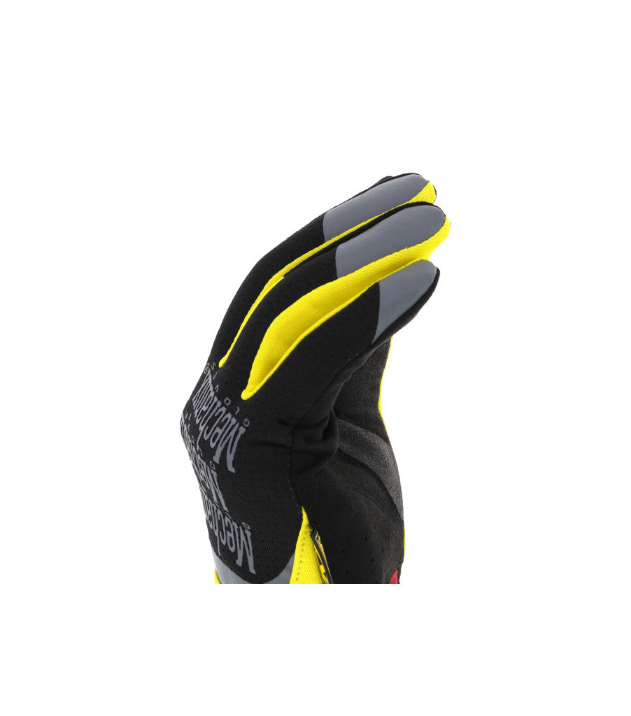 Gants FastFit Noir et jaune - Mechanix-T.A DEFENSE