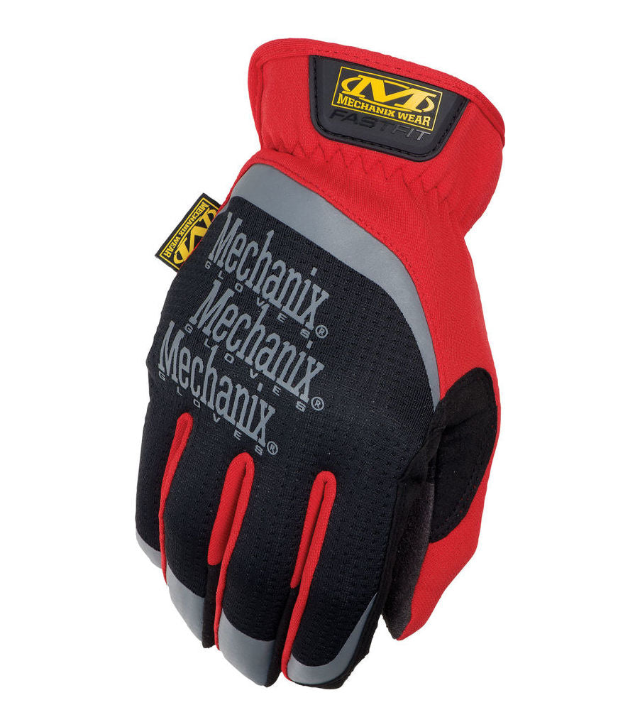 Gants Mechanix FastFit Noir et Rouge - Mechanix-T.A DEFENSE