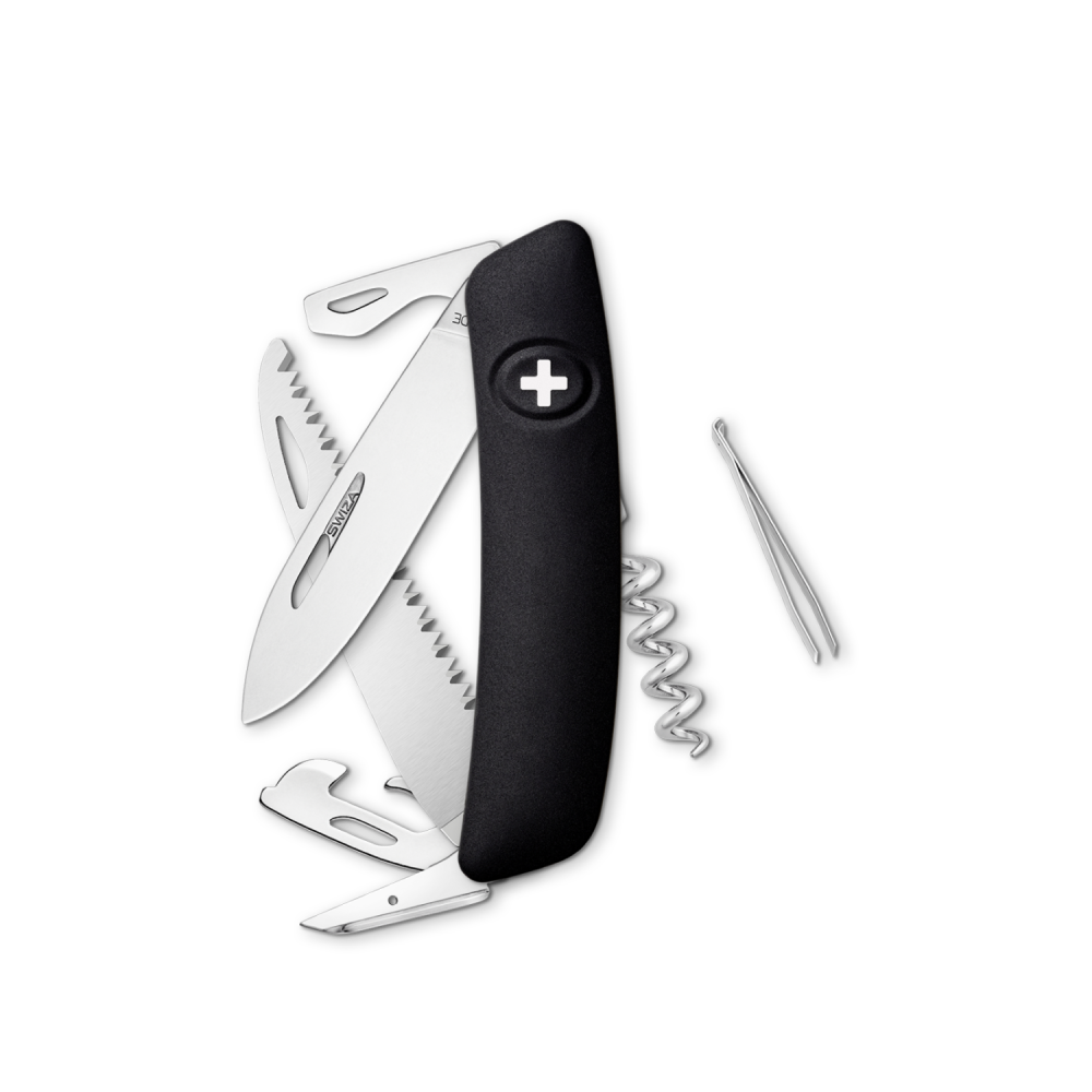 Couteau suisse D05 NOIR - Swiza-T.A DEFENSE
