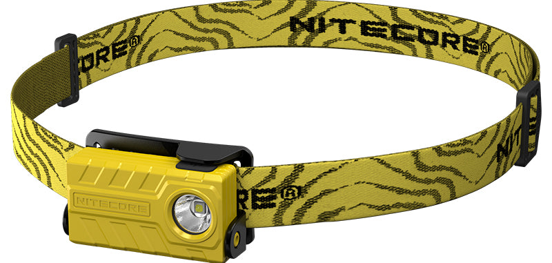 Lampe Frontale rechargeable NU20 Jaune - Nitecore-T.A DEFENSE
