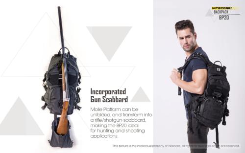 Sac à dos BP20 - Nitecore-T.A DEFENSE