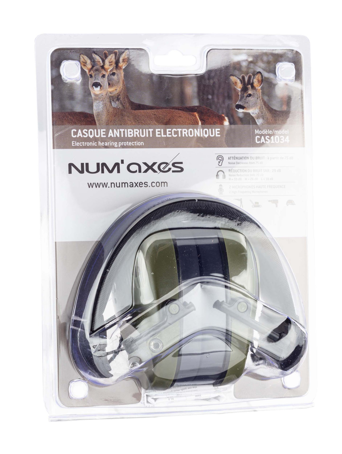 Casque antibruit électronique CAS1034 - NUM'AXES-T.A DEFENSE