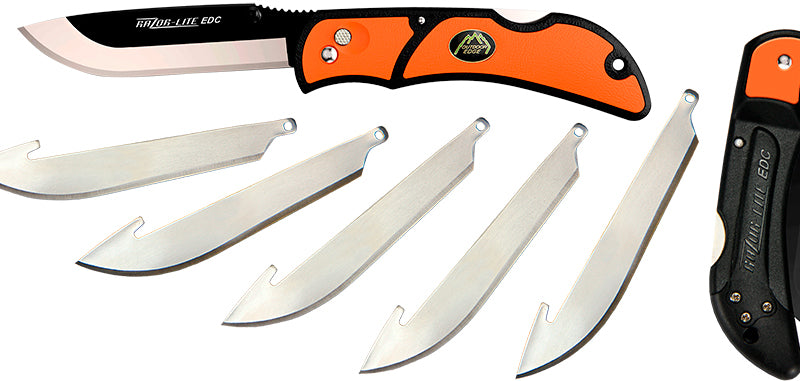 Couteau multi-fonctions Razor Lite EDC (+6 lames) - Outdoor Edge-T.A DEFENSE