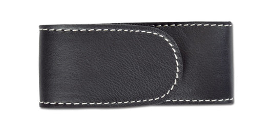 Etui pour couteau en cuir doublé noir - Pielcu-T.A DEFENSE