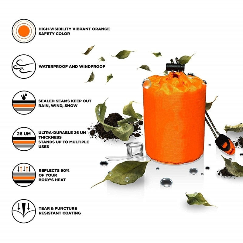 Couverture de survie | extrêmement compacte - 200 x 120cm-T.A DEFENSE