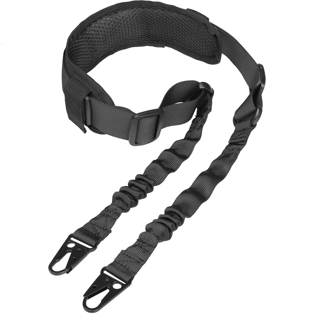 Sangle tactique deux points TA Defense® Elastroop™ Noire-T.A DEFENSE
