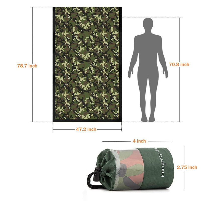 Couverture de survie | extrêmement compacte - 200 x 120cm-T.A DEFENSE