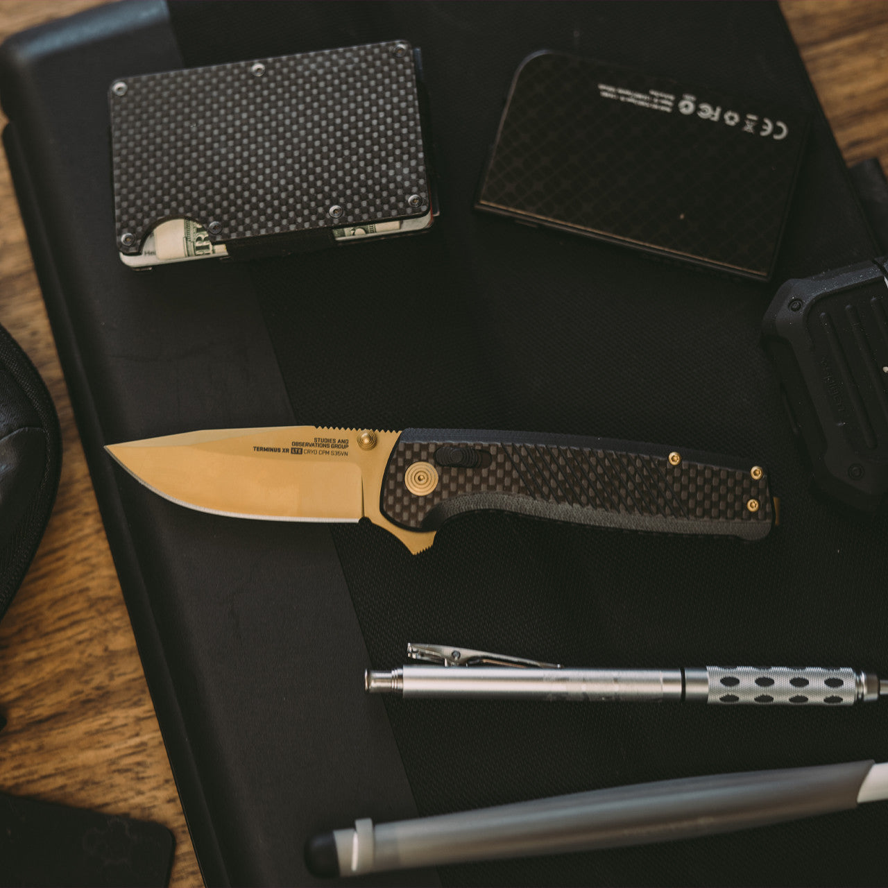 Couteau pliant Terminus XR LTE Gold - SOG-T.A DEFENSE