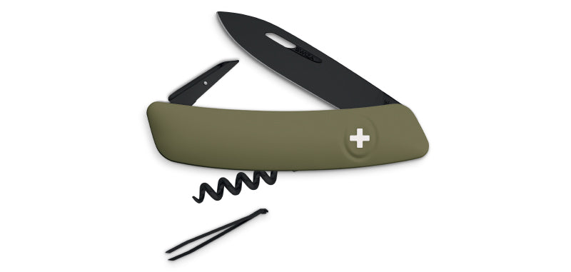 Couteau suisse ALLBLACK - Swiza-T.A DEFENSE